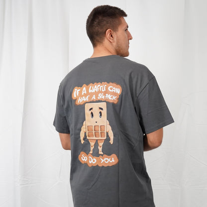 Six-Pack Waffle Shirt Dark Grey