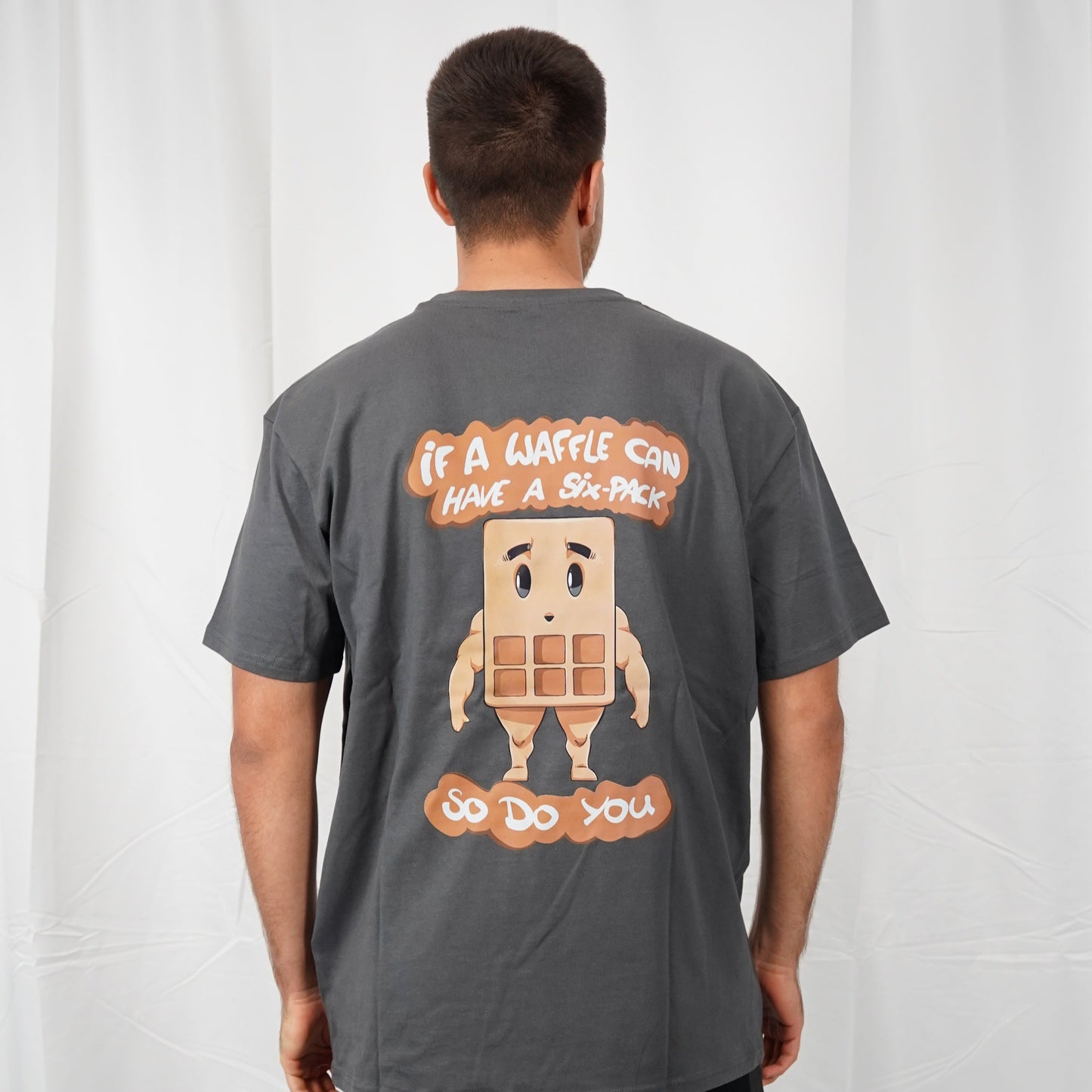 Six-Pack Waffle Shirt Dark Grey