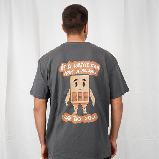 Six-Pack Waffle Shirt Dark Grey